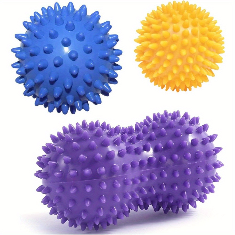 Acupressure Ball Set - Набор массажных мячей с шипами (3