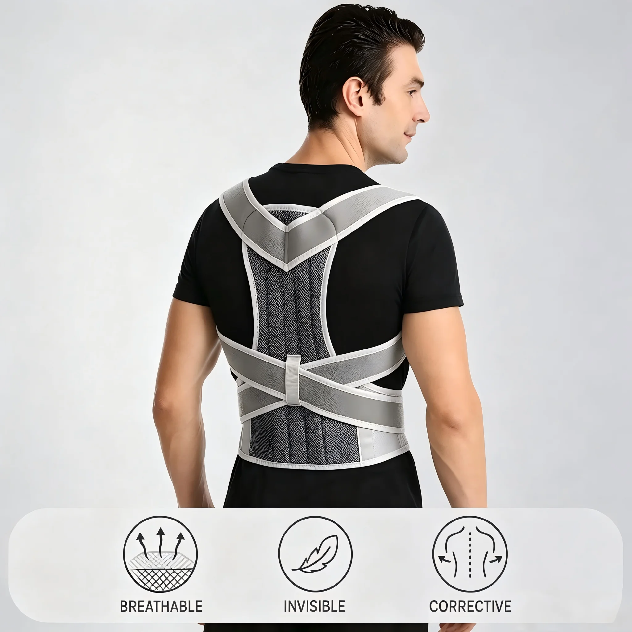 Posture Pole Corrector - Регулируемый корректор осанки и поддержка для