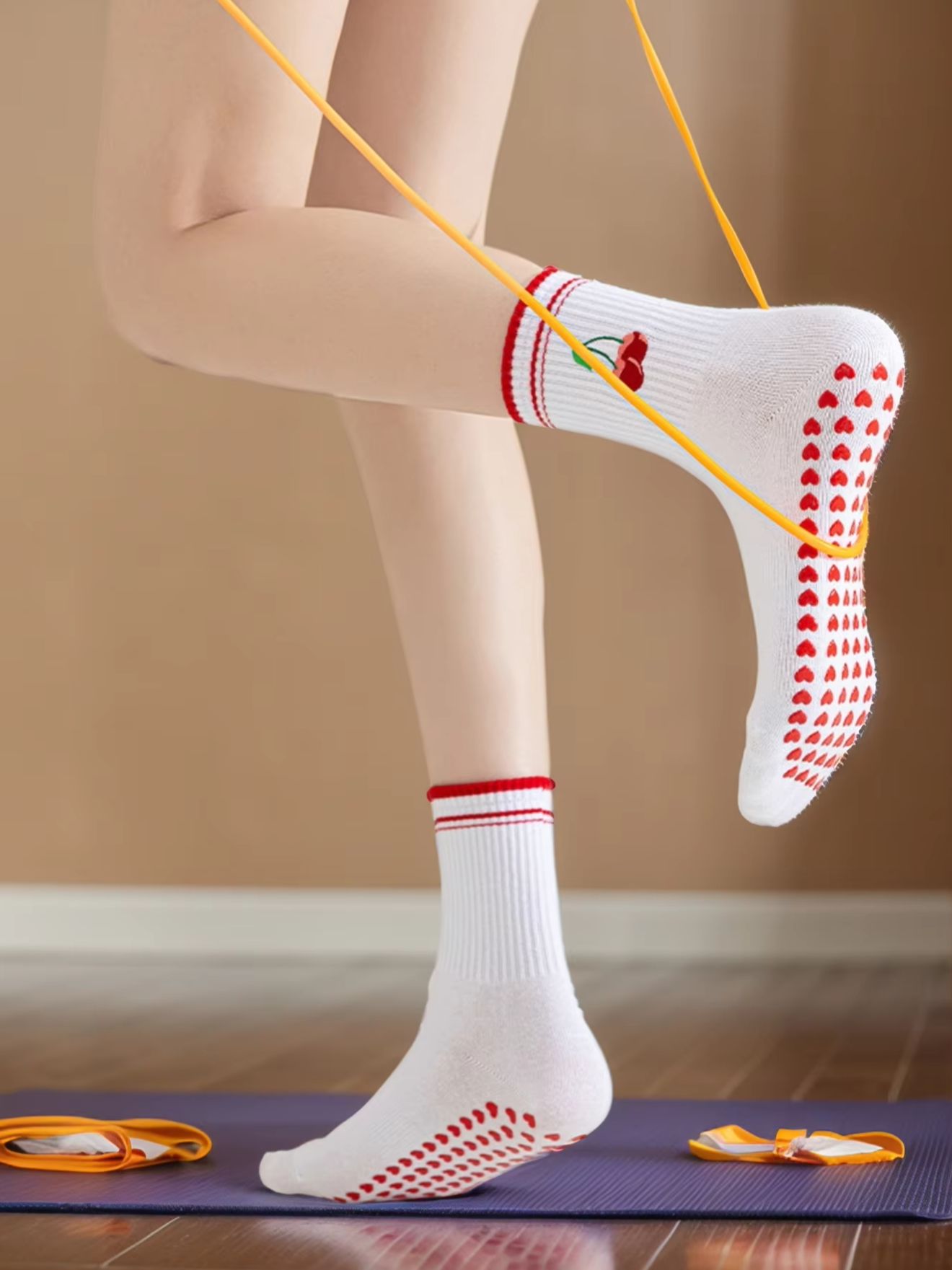 Pilates Yoga Fitness - 1 пара профессиональных носков для йоги,